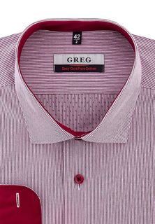 Рубашка мужская Greg 661/131/8220/ZV/1 красная 44