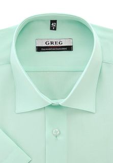 Рубашка мужская Greg 410/309/FR MINT/ZV зеленая 39