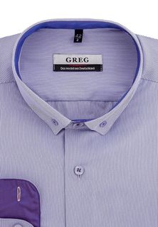 Рубашка мужская Greg 771/139/974/Z/b/1_GB фиолетовая 39
