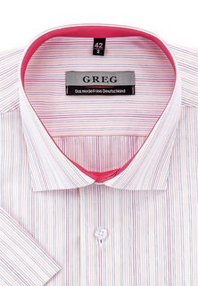 Рубашка мужская Greg 151/109/59/Z/1 оранжевая 41