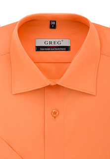 Рубашка мужская Greg 520/309/OR/Z оранжевая 39