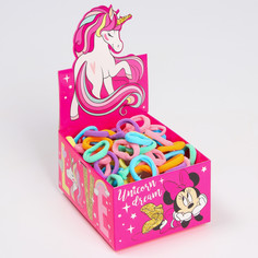 Набор резинок для волос "Unicorn dream", Минни Маус и Единорог, 100 шт. Disney