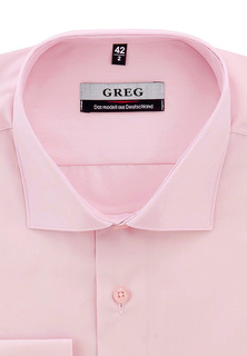 Рубашка мужская Greg 620/119/LT ROSE розовая 41
