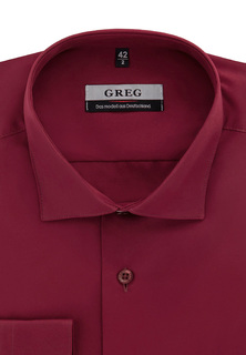 Рубашка мужская Greg 630/139/CH/Z_GB бордовая 40