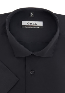 Рубашка мужская Greg 340/109/BLK черная 43