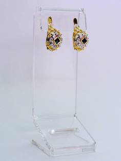 Серьги из бижутерного сплава Jenavi Шарлотта, Swarovski