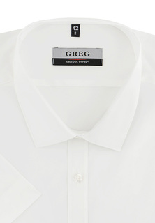 Рубашка мужская Greg 101/207/ZV/P STRETCH белая 39