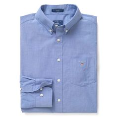 Рубашка мужская GANT 3046400 синяя S