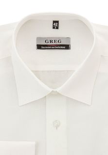 Рубашка мужская Greg 513/349/933/Z бежевая 43