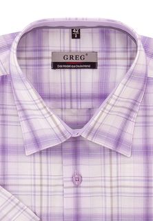 Рубашка мужская Greg Gb175/309/56/Z/1 фиолетовая 37