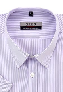 Рубашка мужская Greg Gb711/307/66/LV STRETCH фиолетовая 38