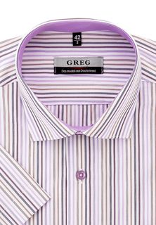 Рубашка мужская Greg 171/109/031/Z/1 фиолетовая 39