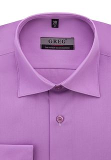 Рубашка мужская Greg 720/319/LDARK/Z фиолетовая 39