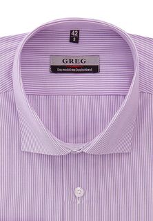 Рубашка мужская Greg 711/139/033/Z фиолетовая 39
