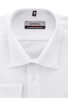 Рубашка мужская Greg 113/319/771 белая 45
