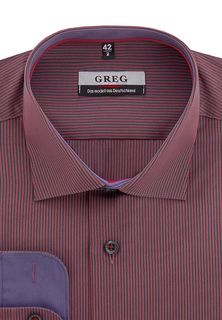 Рубашка мужская Greg 751/139/1033/Z/1p фиолетовая 40