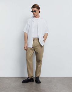 Брюки мужские Gloria Jeans BPT003722 бежевый XXL/182