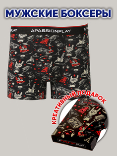 Трусы мужские A passion play SQ75167 черные 2XL