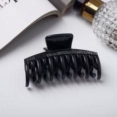 Заколка-краб NoBrand 7908642-6p черная, 1 шт
