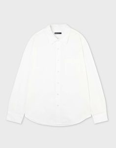 Рубашка мужская Gloria Jeans BWT001660 молочный XL/182