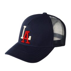 Бейсболка унисекс AMERICAN NEEDLE 22018A-LOS темно-синяя one size