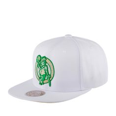 Бейсболка унисекс MITCHELL NESS HHSS5742-BCEYYPPPWHIT белая one size Mitchell&Ness