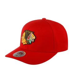 Бейсболка унисекс MITCHELL NESS MN-NHL-EU127-CHIBLA-RED красная р 56 Mitchell&Ness