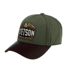 Бейсболка унисекс STETSON 7761121 оливковая one size