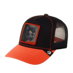 Бейсболка унисекс GOORIN BROTHERS 101-0936 черно-оранжевая one size