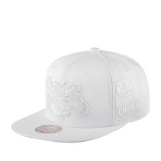 Бейсболка унисекс MITCHELL NESS HHSS2995-CHOYYPPPWHIT белая one size Mitchell&Ness