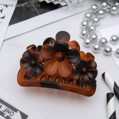 Заколка-краб NoBrand 3437350-12p микс, 1 шт