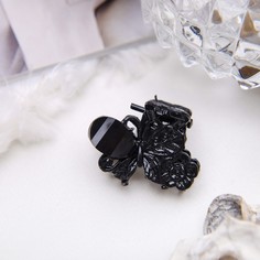 Заколка-краб NoBrand 3187645 прозрачная, 1 шт