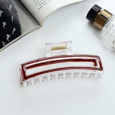 Заколка-краб NoBrand 7497581 микс, 1 шт