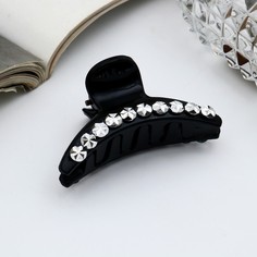 Заколка-краб NoBrand 4493037 черная, 1 шт