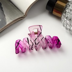 Заколка-краб NoBrand 7704886 микс, 1 шт