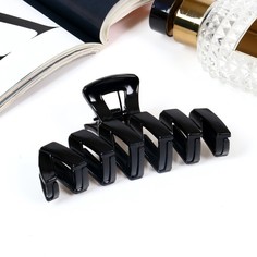 Заколка-краб NoBrand 7352194 микс, 1 шт