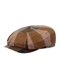 Кепка унисекс Wigens 101738 NEWSBOY CLASSIC CAP коричневая, р.60