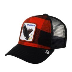 Бейсболка унисекс Goorin Bros. 101-1066 красная/черная, one size