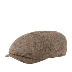 Кепка унисекс Wigens 101853 NEWSBOY RETRO CAP коричневая, р.58