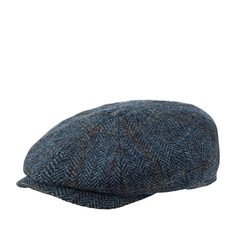 Кепка унисекс Wigens 101749 NEWSBOY RETRO CAP синяя, р.64