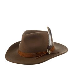 Шляпа унисекс Stetson 3598122 WESTERN WOOLFELT рыжяя, р.61