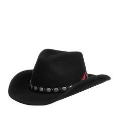 Шляпа унисекс Stetson 3598102 WESTERN черная, р.55