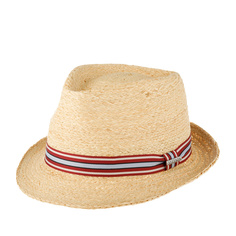 Шляпа унисекс Stetson 1238572 TRILBY RAFFIA бежевая, р.57