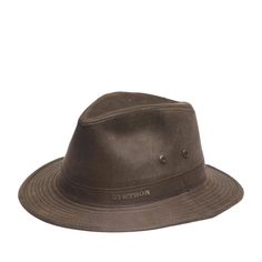 Шляпа унисекс Stetson 2541129 TRAVELLER COTTON коричневая, р.59