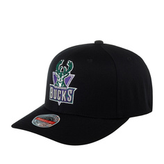 Бейсболка унисекс Mitchell&Ness HHSSINTL1245-MBUBLCK Milwaukee Bucks NBA черная, one size