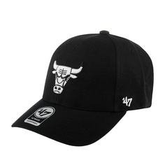 Бейсболка унисекс 47 BRAND K-MVP03WBV-BKA Chicago Bulls NBA черная, one size