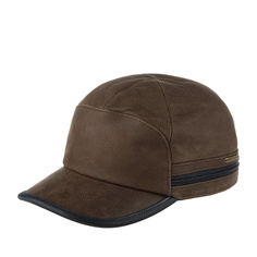 Бейсболка унисекс Stetson 7777301 BASEBALL CAP COWHIDE EF темно-коричневая, р.63