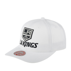 Бейсболка Mitchell & Ness HHSS5758-LAKYYPPPWHIT Los Angeles Kings NHL белая, one size Mitchell&Ness