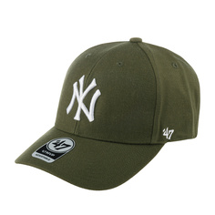 Бейсболка унисекс 47 BRAND B-MVP17WBV-SW New York Yankees MLB оливковая, one size