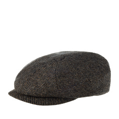 Кепка унисекс Lierys 6880801 8-PANEL CAP WOOL коричневая/серая, р.61
